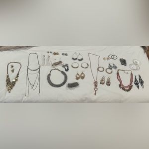 Bundle of jewelry necklaces bracelet earrings